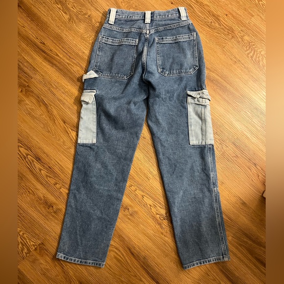 Pacsun Mom Jeans Cargo Womens Jeans 23 - Picture 2 of 4